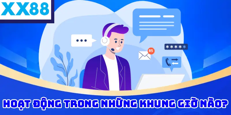 Hoạt động trong những khung giờ nào?